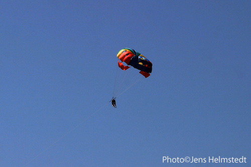 Paragliding in Ölüdeniz, Mittelmeer-Region der Türkei