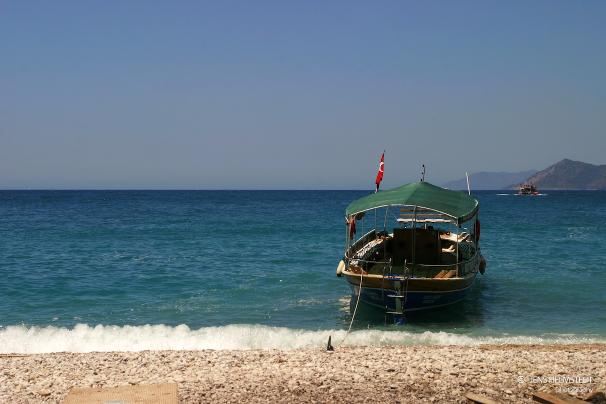 Strand am Schmetterling-Tal nahe Ölüdeniz